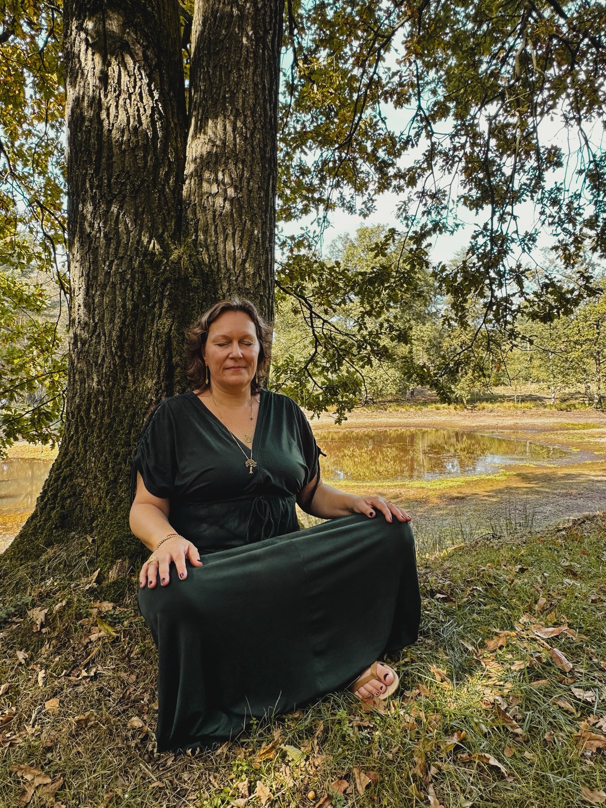 Danielle in de natuur
